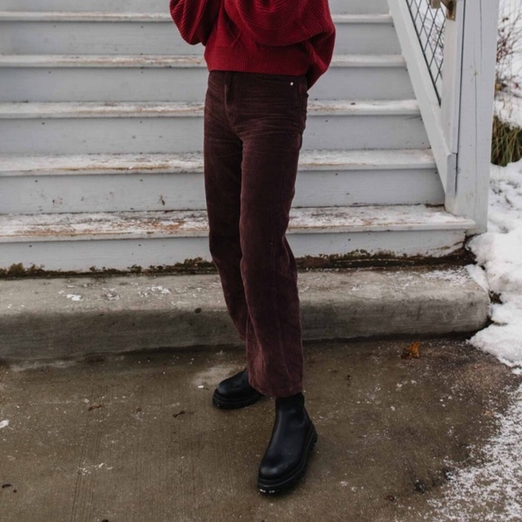Urban Outfitters BDG Girlfriend Corduroy Jeans NEW - Picture 1 of 8